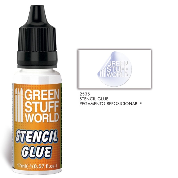 Green Stuff Repositionierbarer Schablonenkleber, 17ml (GP 1L=323,53€)